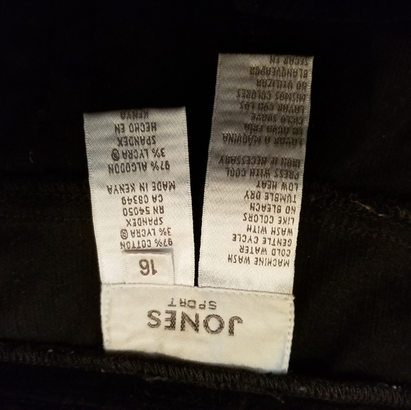 Jones New York Sport corduroy pants - Picture 3 of 3